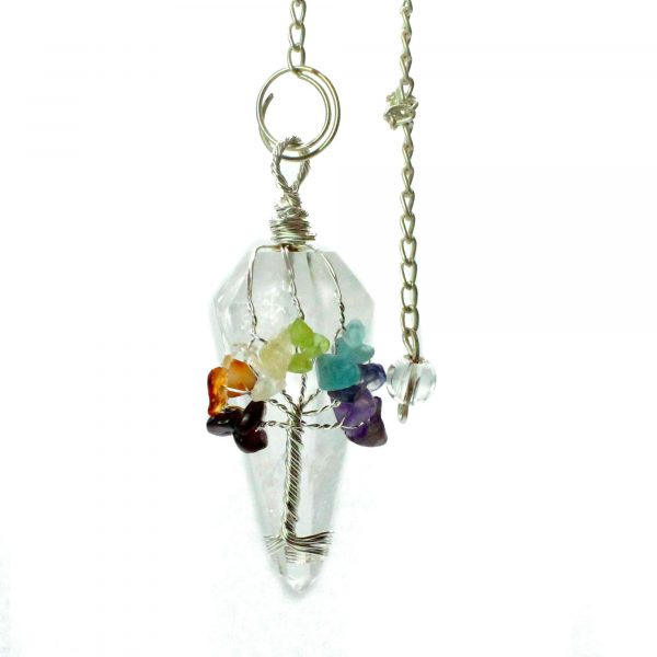Clear Quartz and 7 Chakra Magic Pendulum