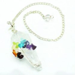 Clear Quartz and 7 Chakra Magic Pendulum