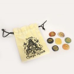 7 Chakra Round Shape Stones Set - Small