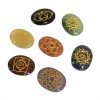 7 Chakra Oval Shape Stones Set - Large