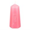 Love Crystal Candle with Rough Rose Quartz - Image 3