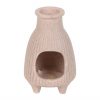 Greige Ribbed Palo Santo Burner - Image 4