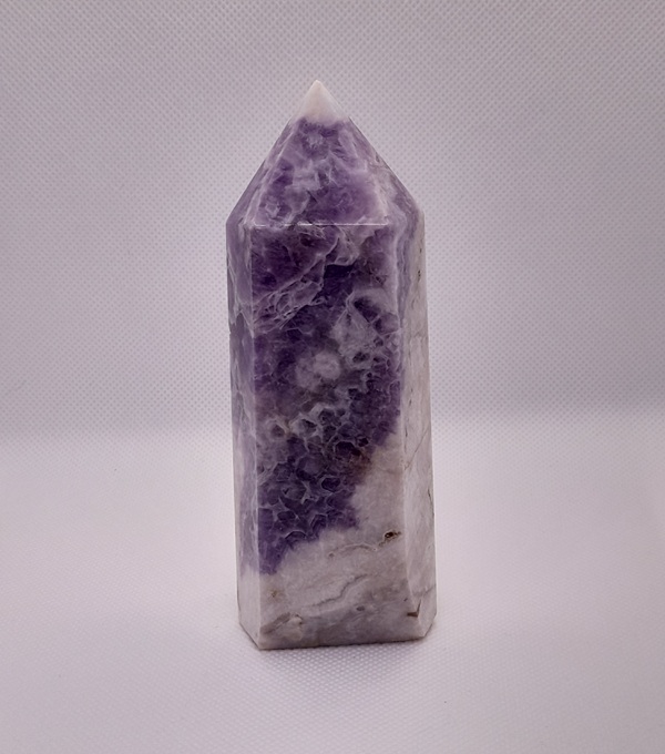 Amethyst with Agate Tower