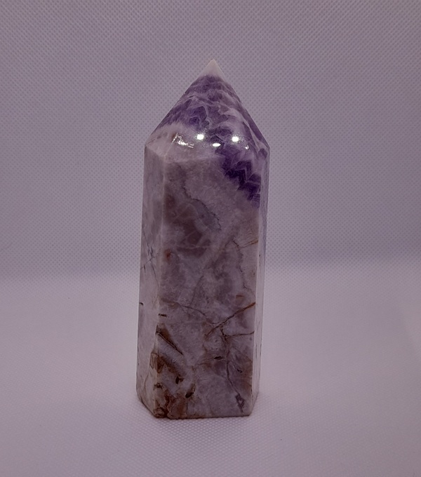 Amethyst with Agate Tower