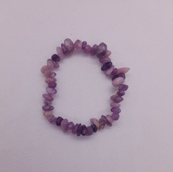 Lepidolite Chip Bracelet