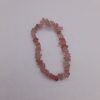 Strawberry Quartz chip bracelet