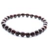 Garnet Bead Bracelet
