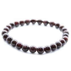 Garnet Bead Bracelet