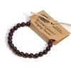 Garnet Bead Bracelet