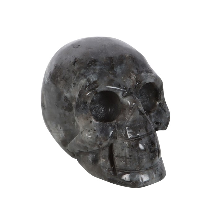 Black Labradorite Skull