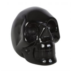 Black Obsidian Skull