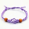 Purple Cord Gemstone Bracelet - Image 2