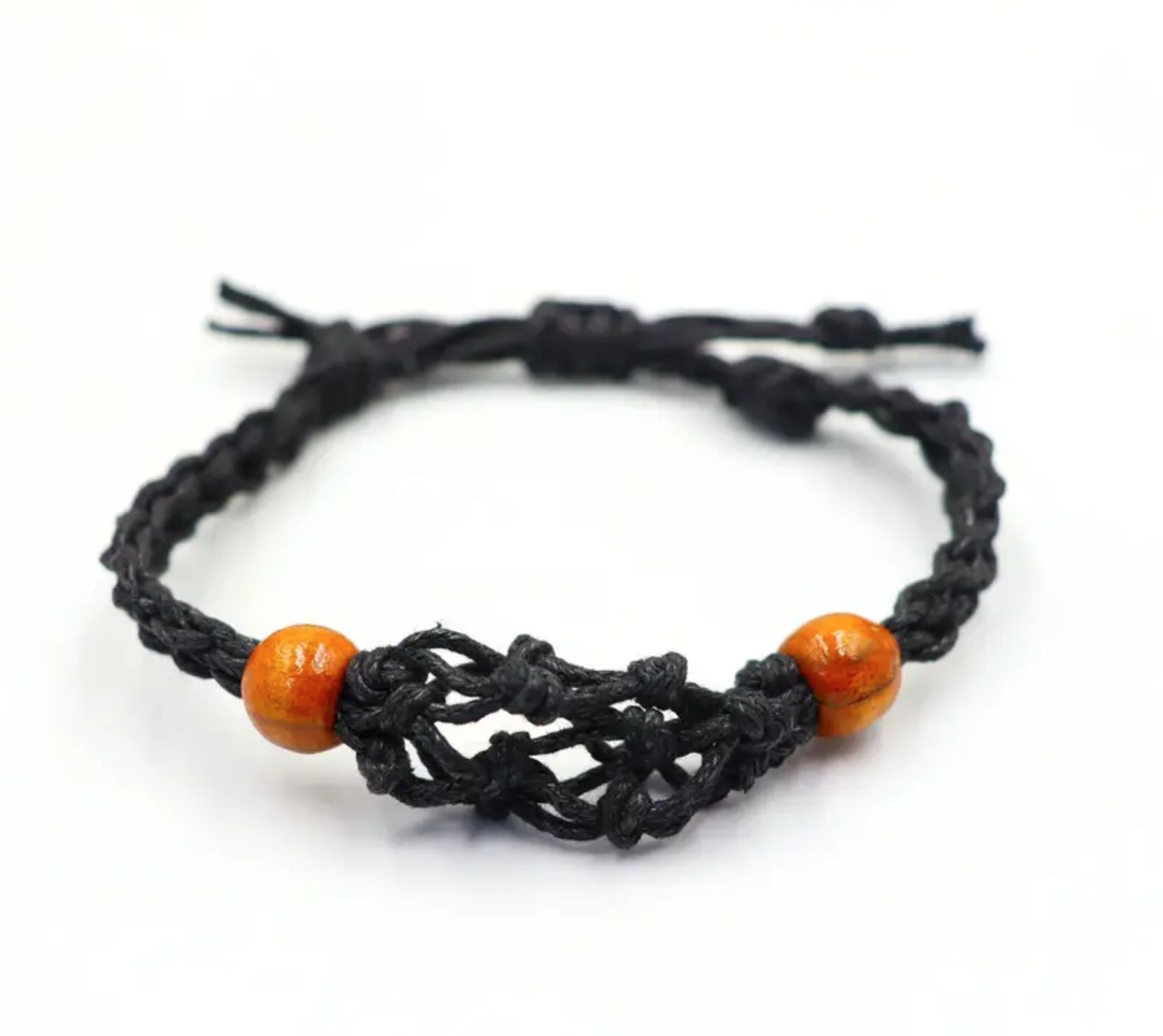 Black Cord Gemstone Bracelet - Image 2