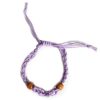 Purple Cord Gemstone Bracelet - Image 5