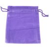 Purple Quality Velvet Pouch - 10 x 12cm - Image 2