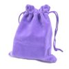Purple Quality Velvet Pouch - 10 x 12cm - Image 3