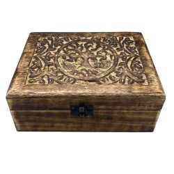 Tree of Life Wooden Keepsake Box 20 x 15 x 7.5cm