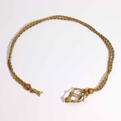 Sand Cord Gemstone Necklace