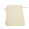 Ivory Quality Velvet Pouch - 10 x 12cm - Image 2