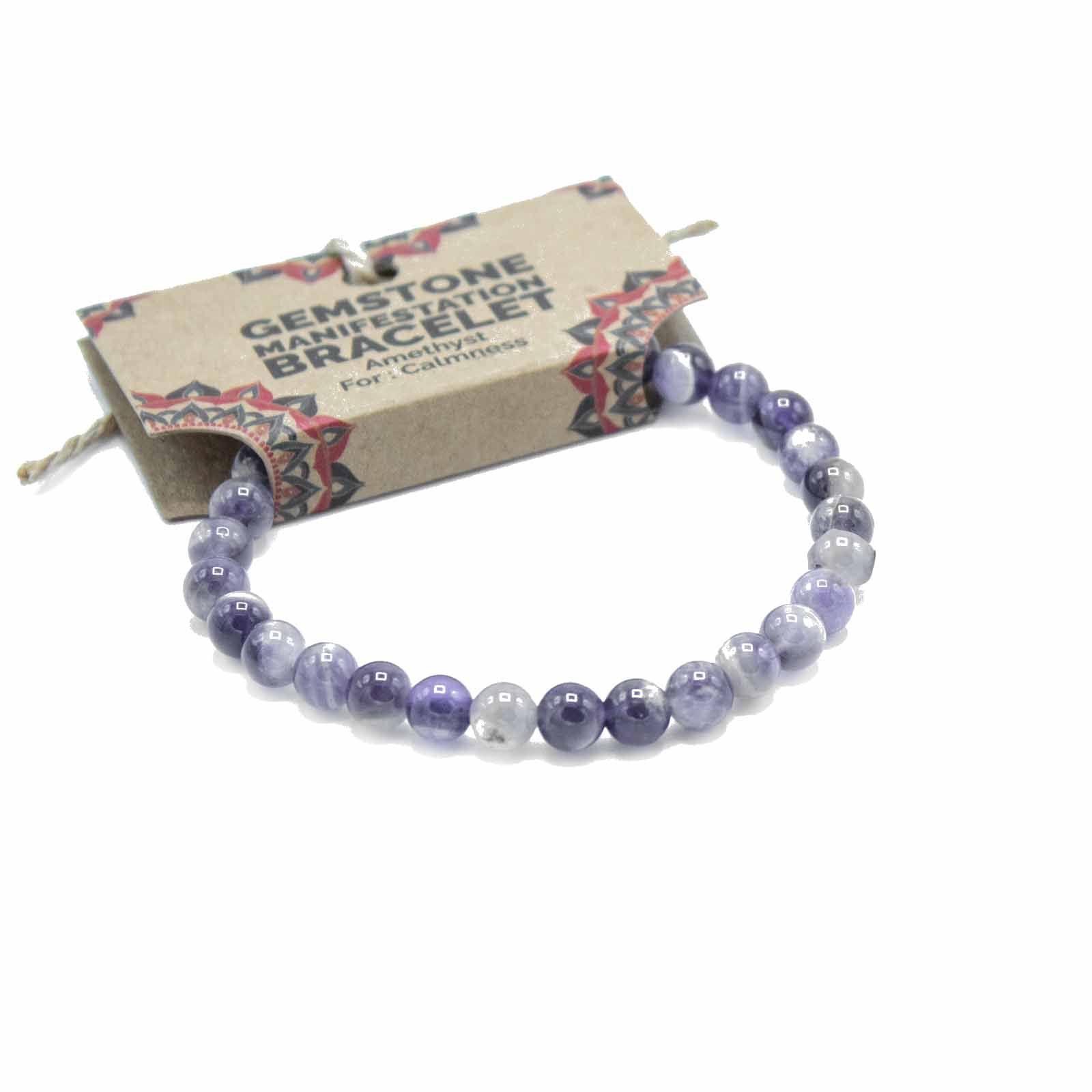 Amethyst Gemstone Manifestation Bracelet - Image 3