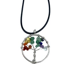 7 Chakra Tree of Life Pendant