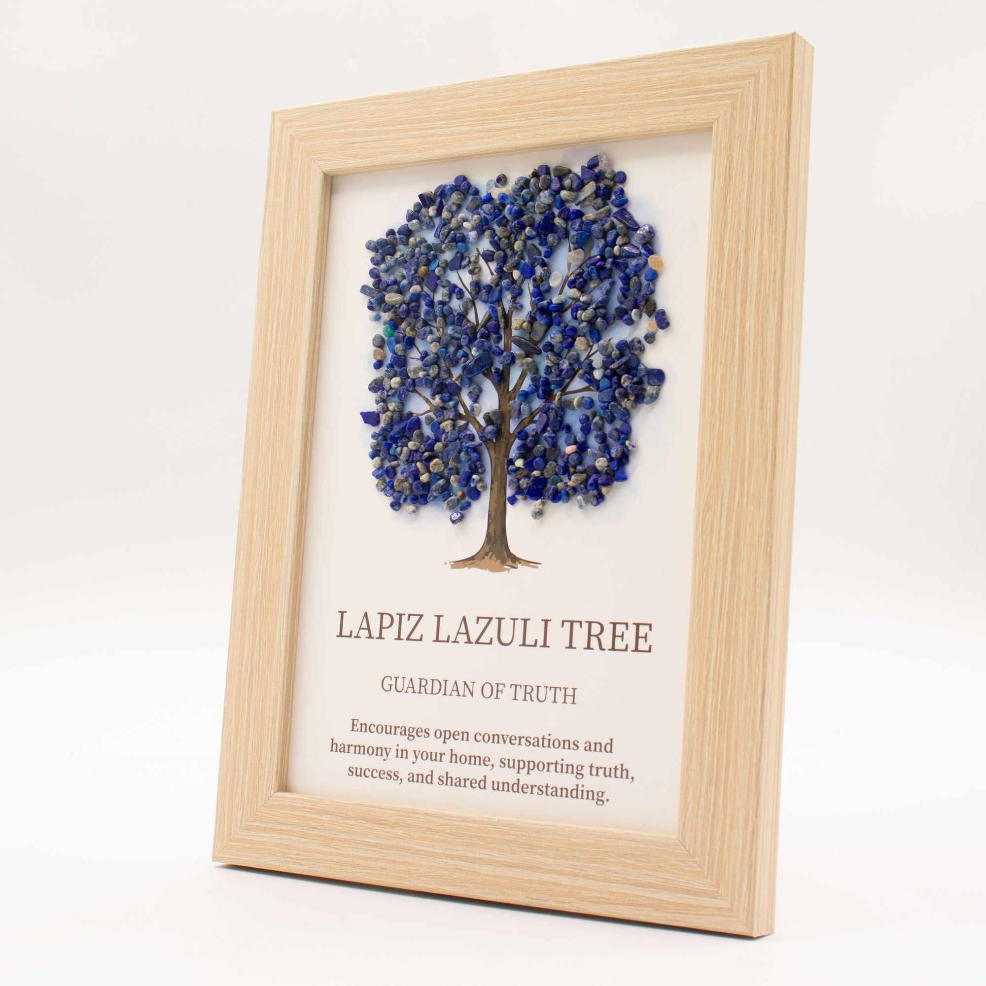 Lapis Lazuli Gemstone Tree of Life Picture (20 x 14.7 x 1cm) - Image 3