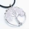Rose Quartz Tree of Life Pendant - Image 3