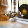 Premium Brass Tibetan Tingsha Bells - Lucky Symbols - Image 3