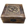 Om Wooden Keepsake Box 13 x 13 x 6cm