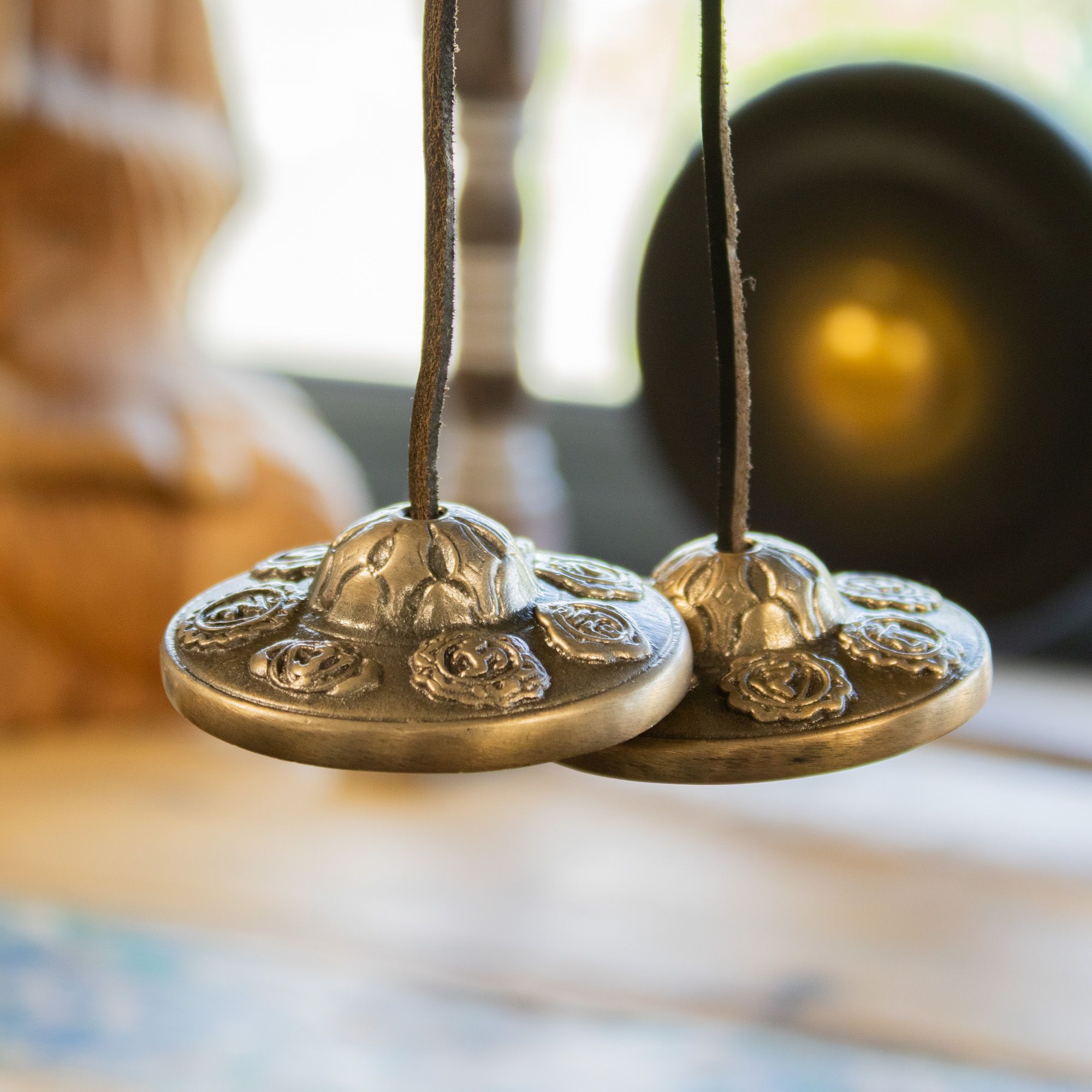 Premium Brass Tibetan Tingsha Bells - Seven Chakra - Image 5