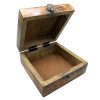 Buddha Wooden Keepsake Box 13 x 13 x 6cm - Image 3