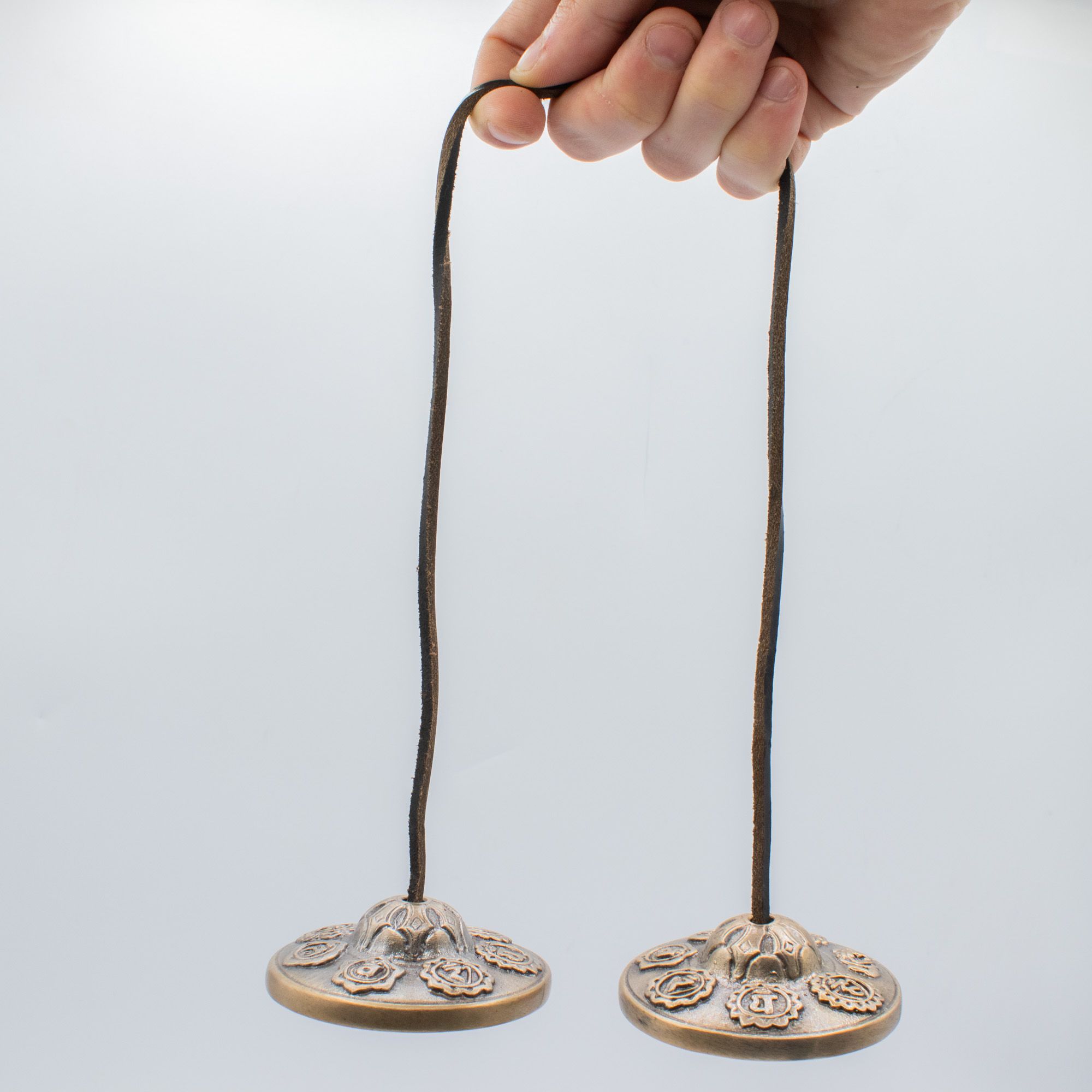 Premium Brass Tibetan Tingsha Bells - Seven Chakra - Image 3