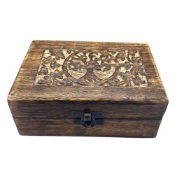 Tree of Life Wooden Keepsake Box 15 x 10 x 6cm